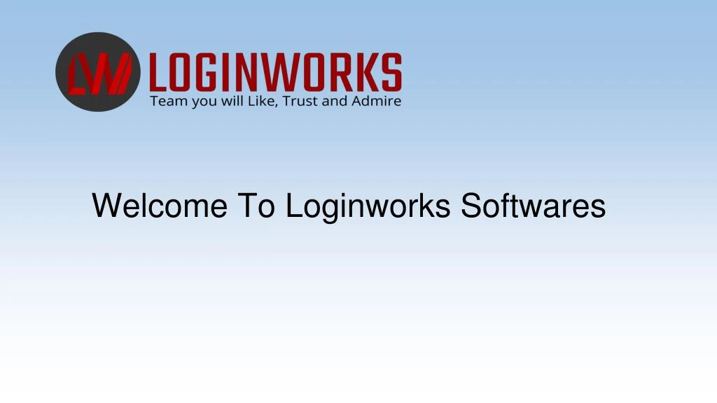 welcome to loginworks softwares