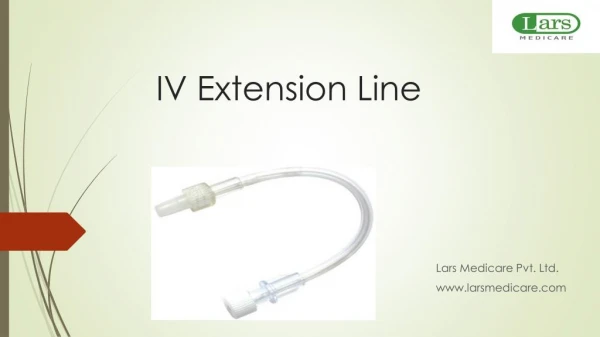 IV Extension Line