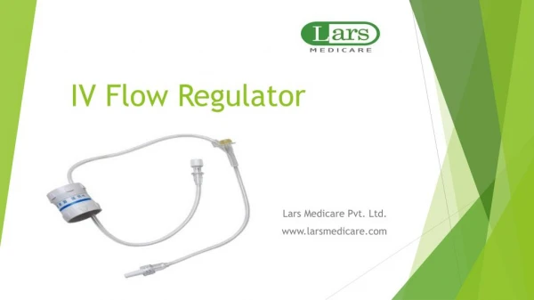 IV Flow Regulator