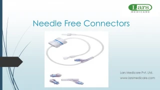 Needle free connectors
