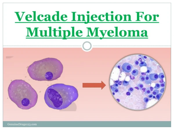 Velcade Injection For Multiple Myeloma
