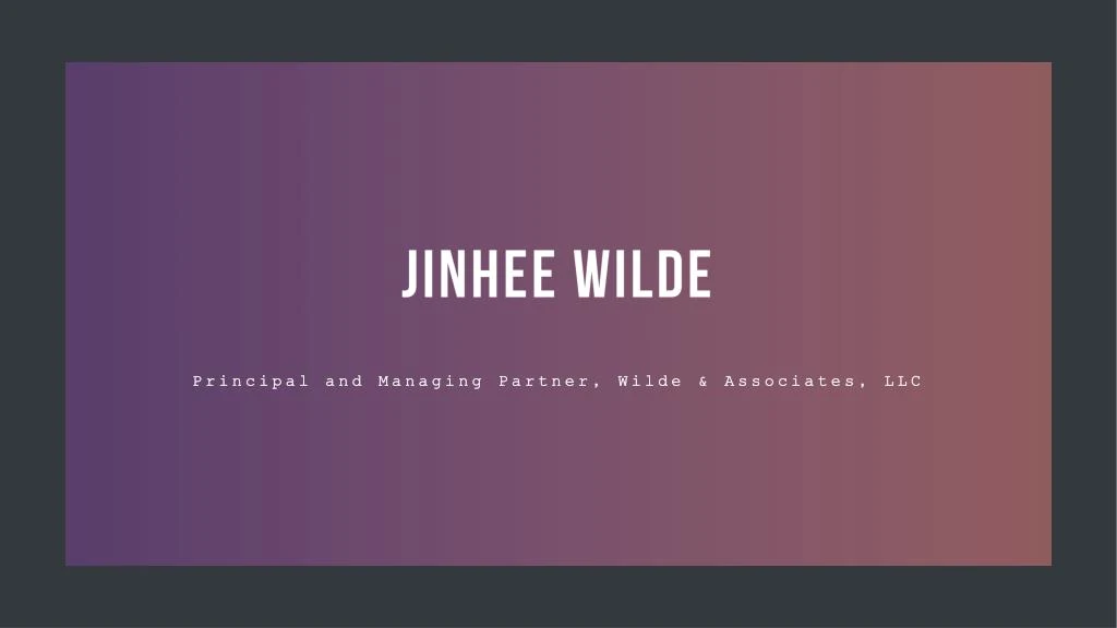 jinhee wilde