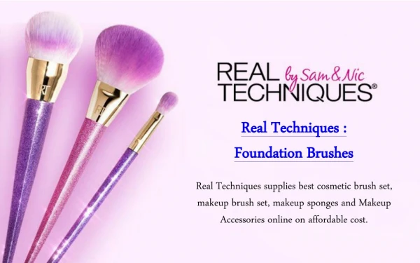 How to Spot the Best Foundation Brushes online - Real Techniques