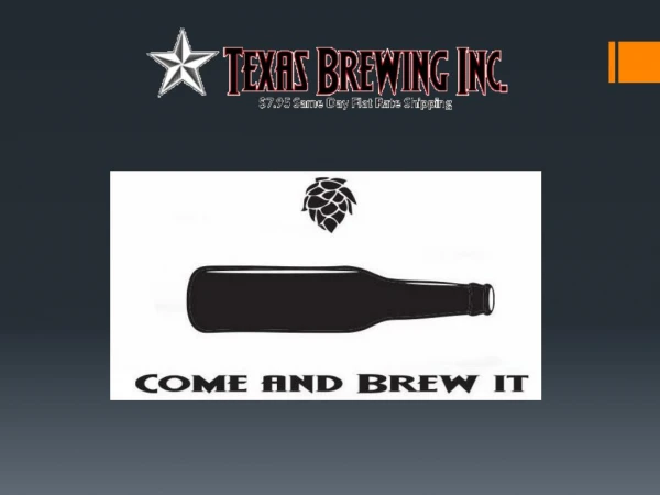 High Quality Beer Making Kits for all type Home Brewers - Texas Brewing Inc