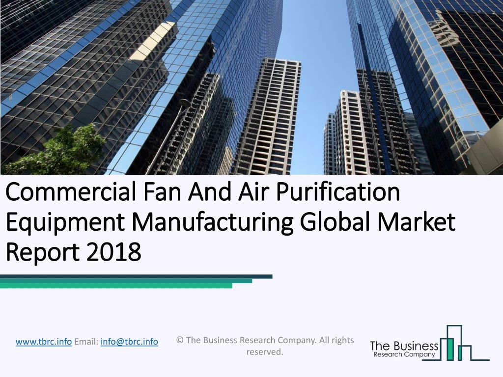 commercial commercial fan and air purification