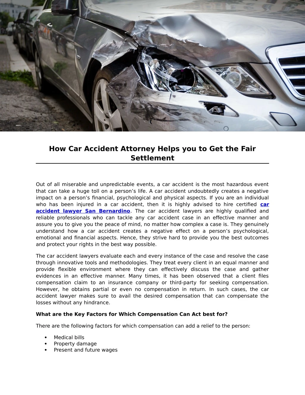how car accident attorney helps