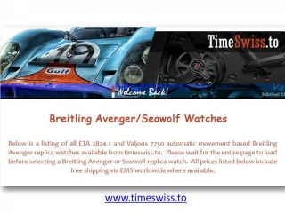 Breitling Avenger Seawolf Watches - slide 1
