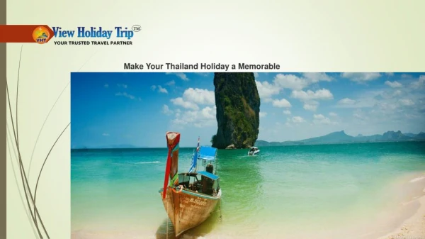 Book Thailand Holiday Tour Packages in Delhi India Vacation Trip Planner