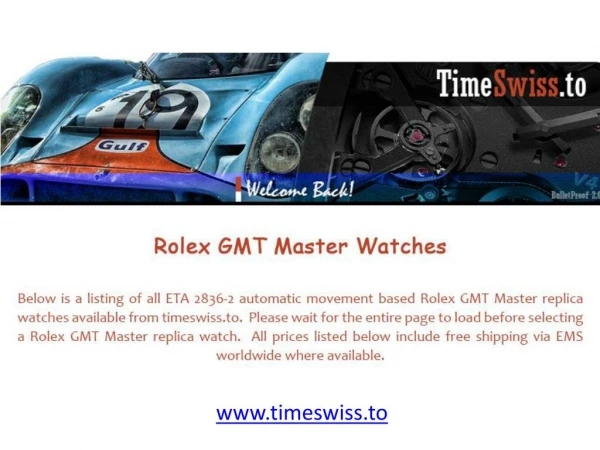 Rolex GMT Master Watches