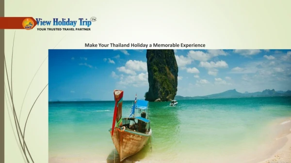 Book Thailand Holiday Tour Packages in Delhi India Vacation Trip Planner