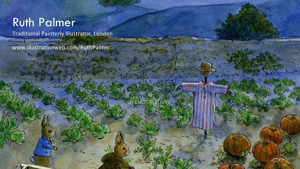 ruth palmer traditional painterly illustrator