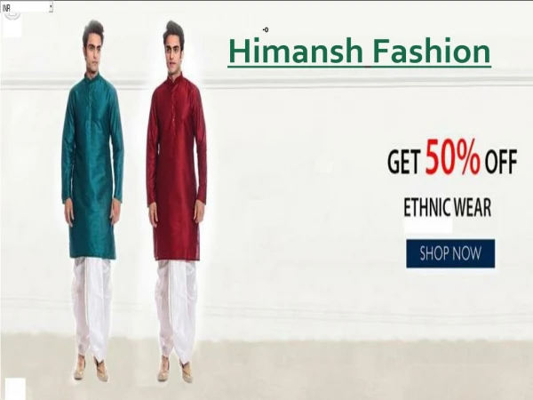 Himansh Fashion Dhoti Kurta
