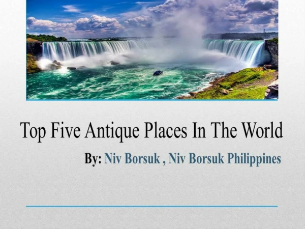 Unique Places in the World by Niv Borsuk & Niv Borsuk Philippines