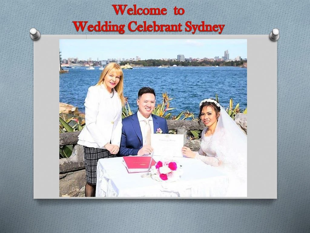 welcome to wedding celebrant sydney