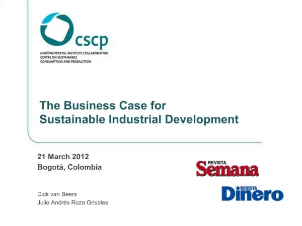 The Business Case for Sustainable Industrial Development