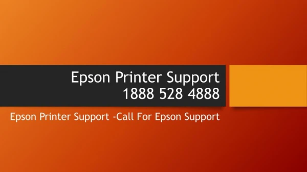 Epson Printer Support -Call For Epson Support