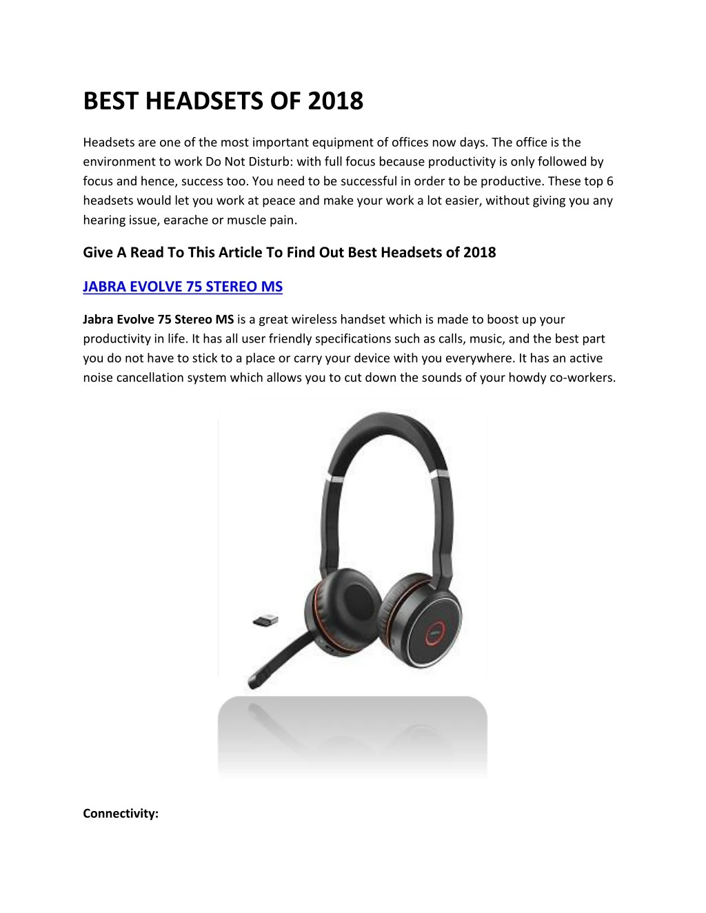 best headsets of 2018