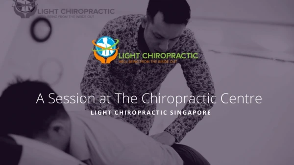 A session at the chiropractic centre | Light Chiropractic Dr Theo