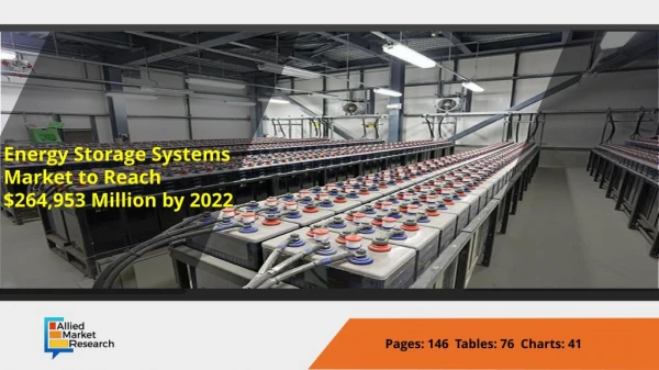 Energy Storage Systems Market | Industry Report, Forecast 2022