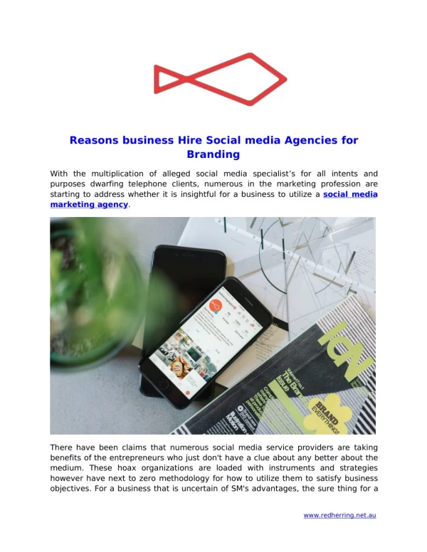 Reasons business Hire Social media Agencies for Branding
