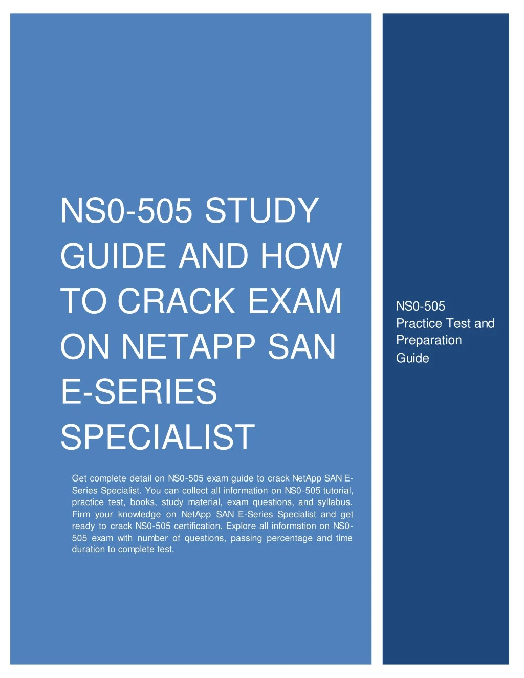 ns0 505 study guide and how to crack exam