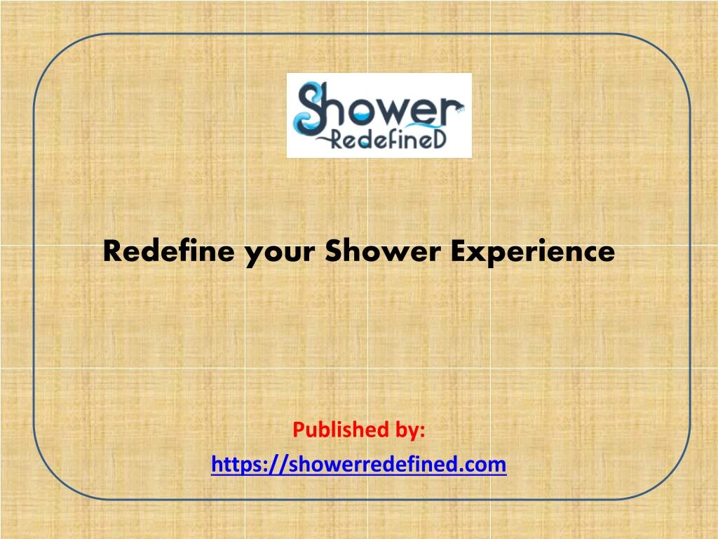 redefine your shower experience published by https showerredefined com