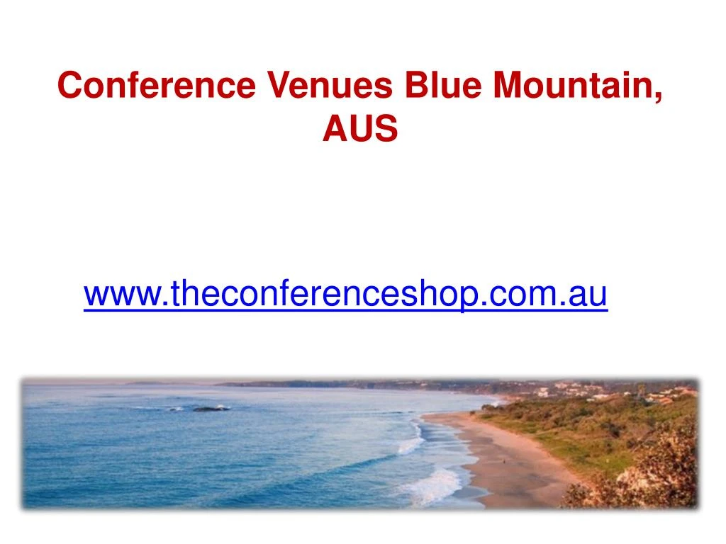 conference venues blue mountain aus