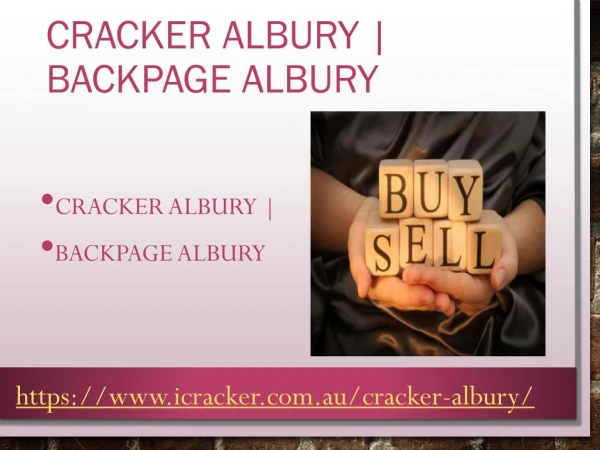 Cracker Albury | Backpage Albury