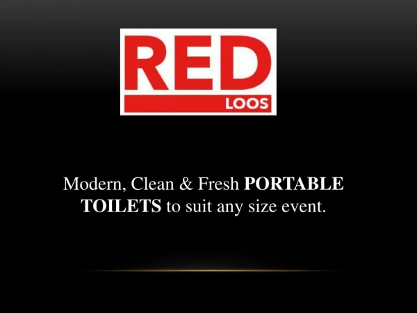 Portable Toilets For Sale Australia | Buy Portable Toilet - Redloos