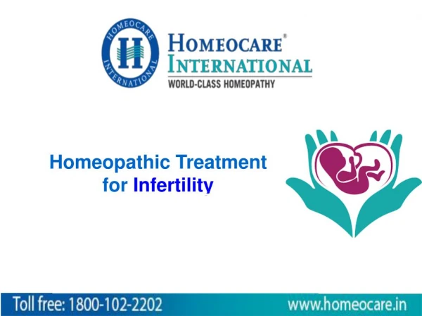 Homeopathy Treatment For Infertility