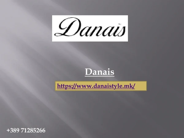 Само во Danais можете да ги најдете најатрактвните Club dresses