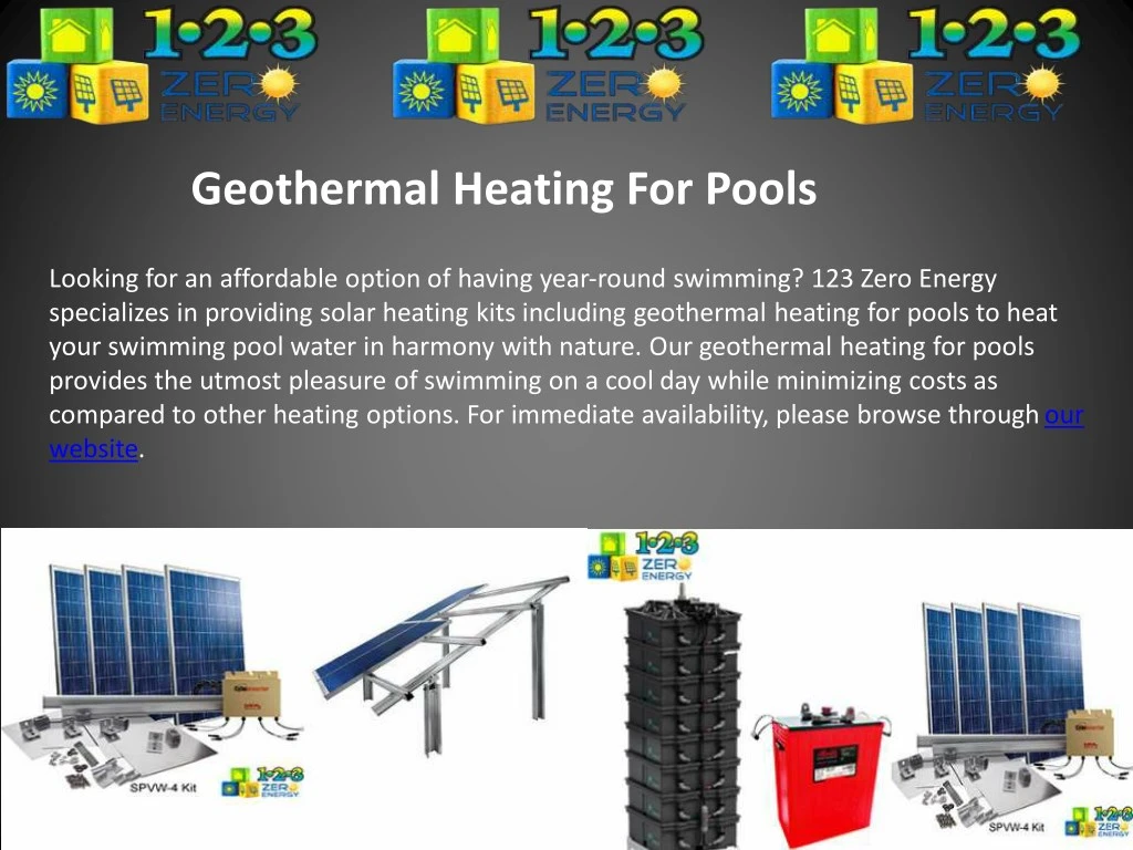 geothermal heating for pools
