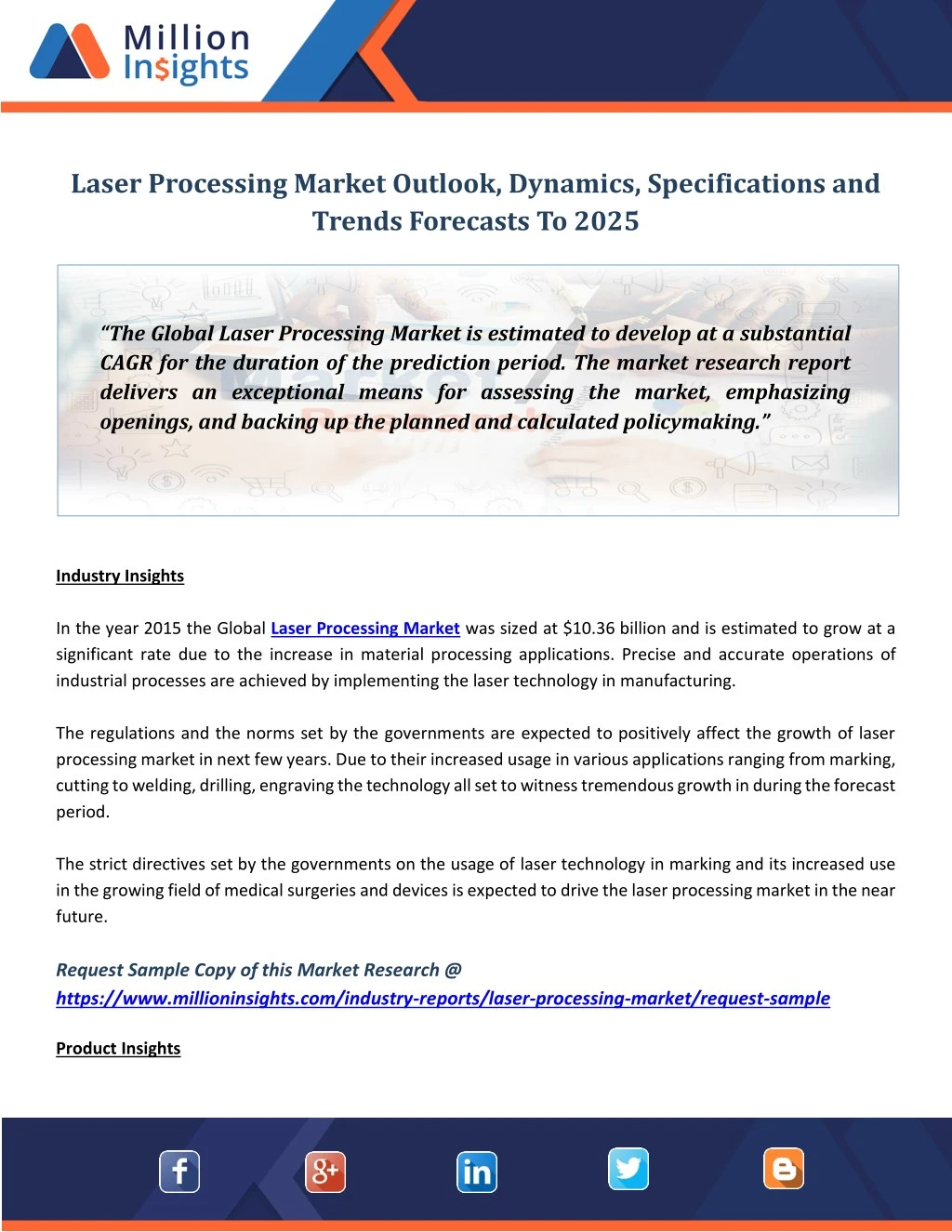 laser processing market outlook dynamics