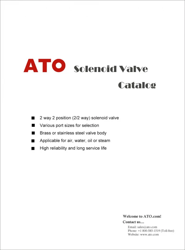 Solenoid Valve Catalogue