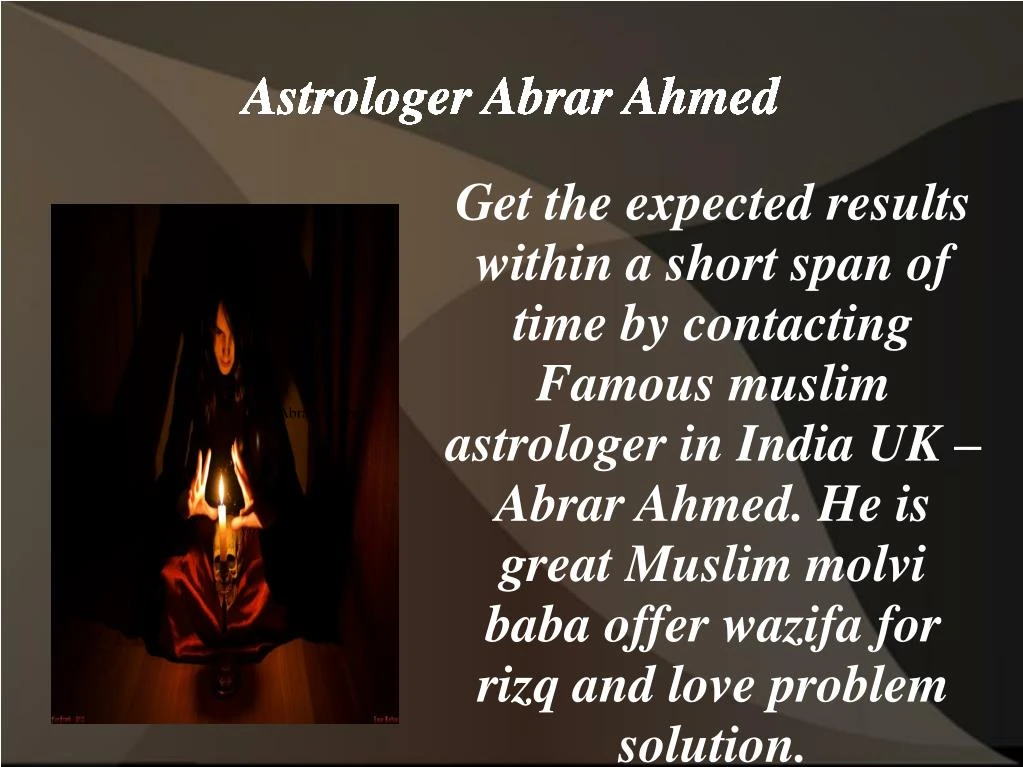 astrologer abrar ahmed
