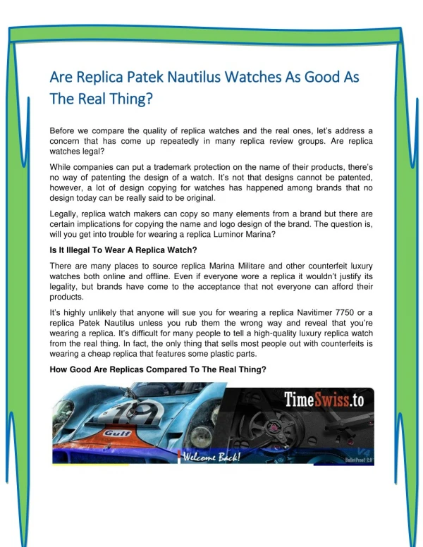Replica Watch Forum