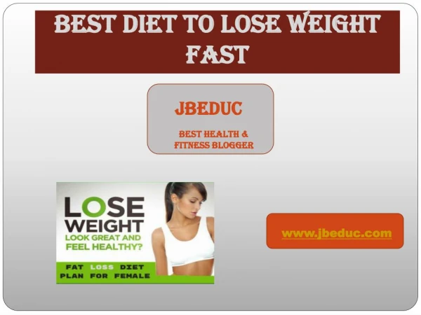 Good diet plan to lose weight | JBEDUC