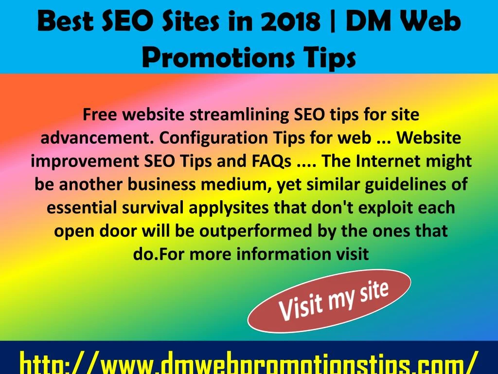 free website streamlining seo tips for site