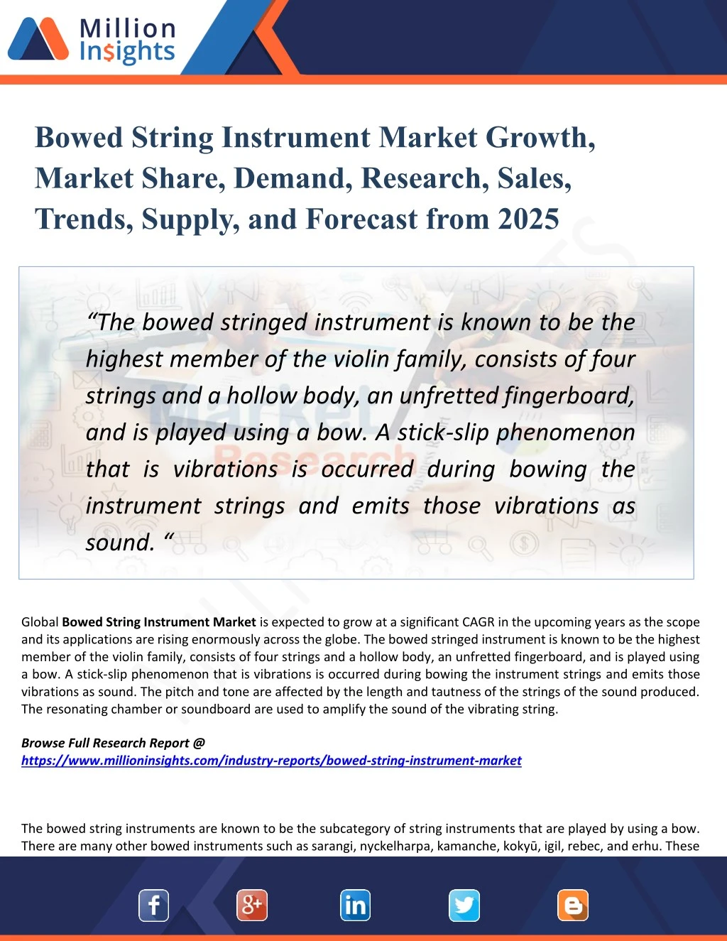 bowed string instrument market growth market