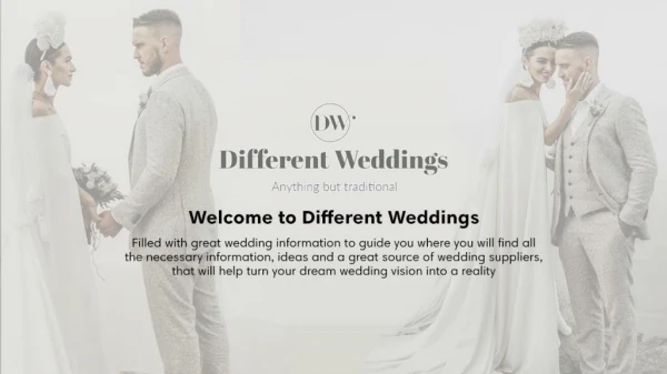Wedding Ideas in Sydney - Different Weddings