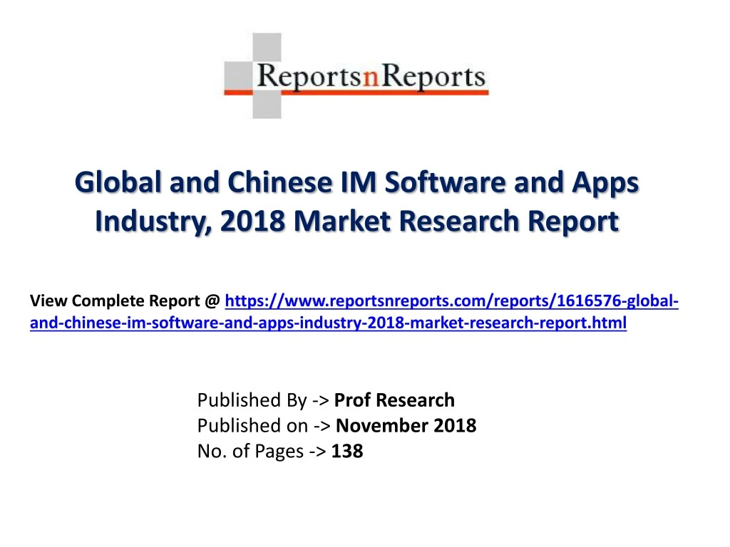 global and chinese im software and apps industry