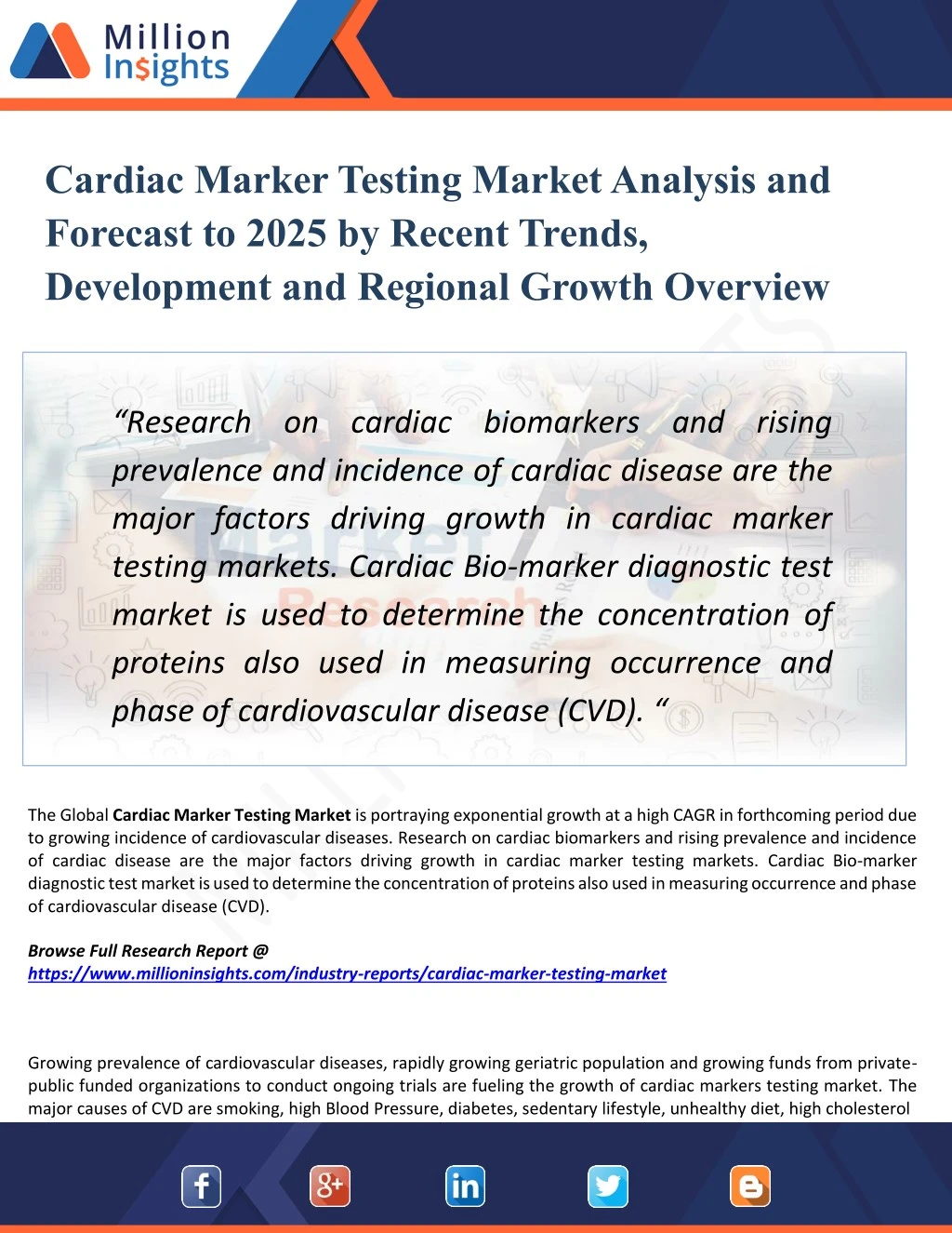 cardiac marker testing market analysis