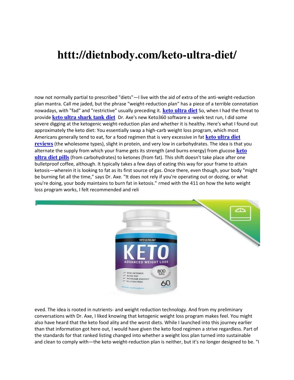 httt dietnbody com keto ultra diet