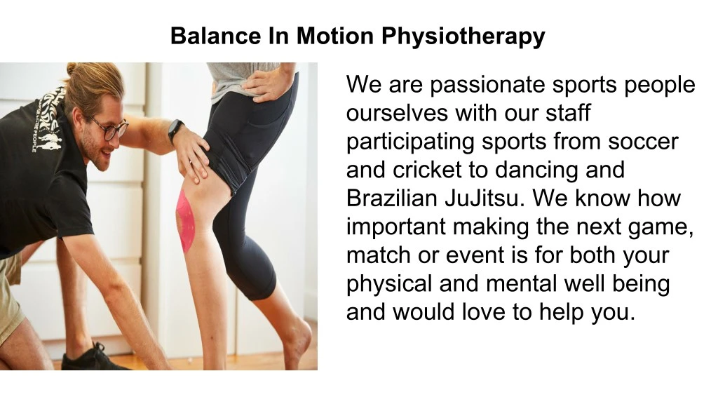 balance in motion physiotherapy