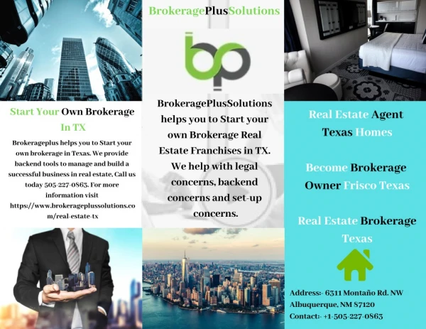 Become Brokerage Owner In Frisco Texas