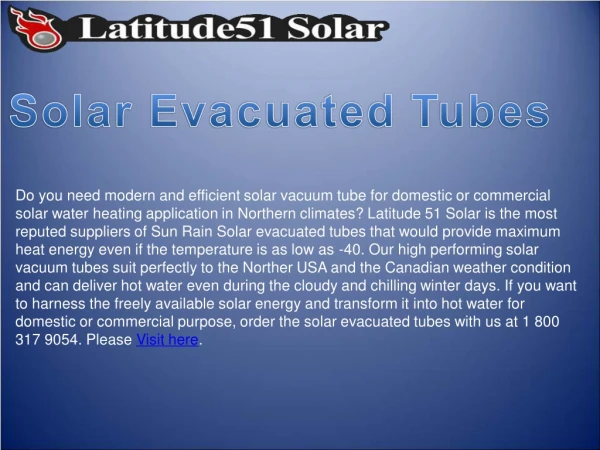 Best Quality Solar Evacuated Tubes
