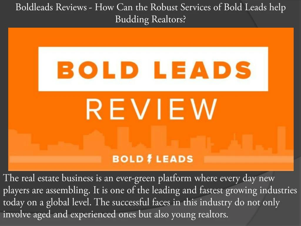 boldleads reviews how can the robust services
