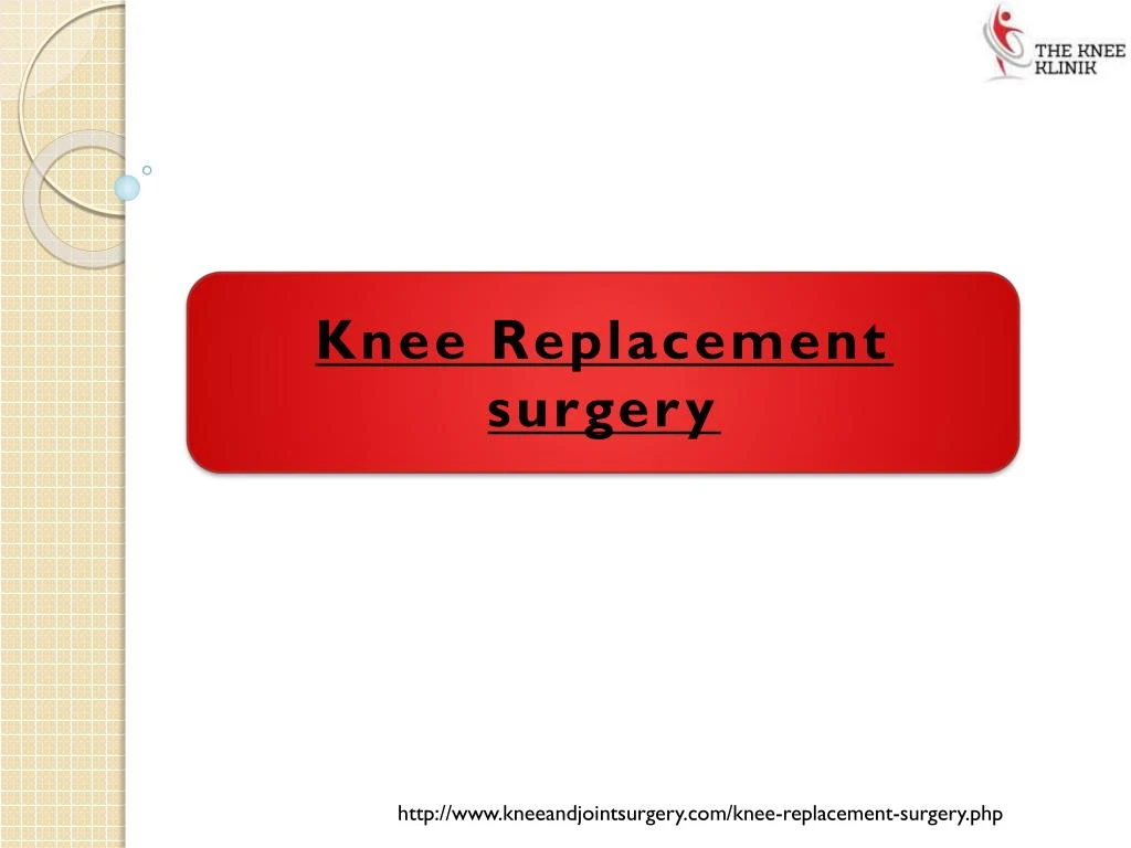 knee replacement surgery