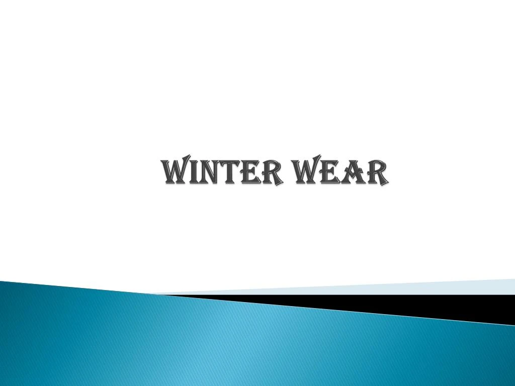 winter wear