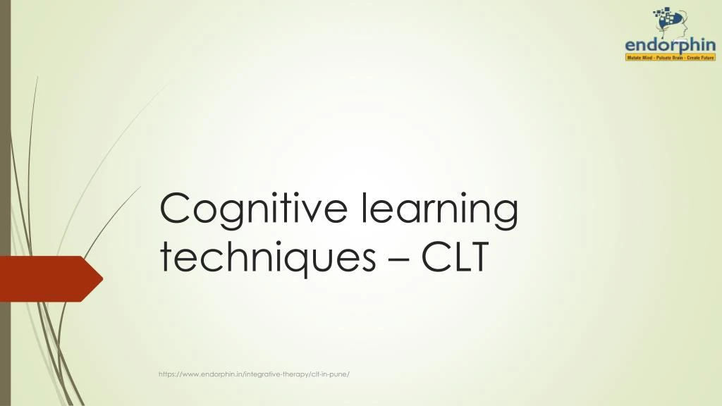 cognitive learning techniques clt